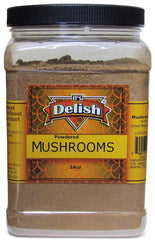Ground Dried Mushroom Powder 24 OZ Jumbo Jar