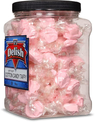 Cotton Candy Taffy Chews  18 Oz Jumbo Container