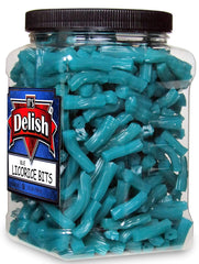 Blue Blueberry Licorice Bits 2.5 LBS Jumbo Container Jar