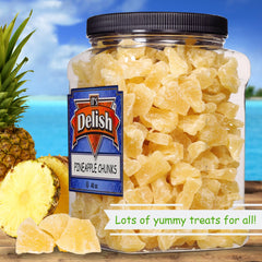 Dried Pineapple Chunks 2.5 Jumbo Container