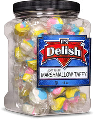 Marshmallow Style Taffy Chews 18 Oz Jumbo Container