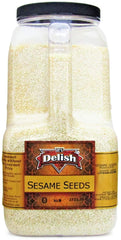 White Sesame Seeds 6 lbs Jug with Handle