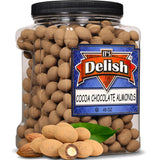 Chocolate Cocoa Dusted Almonds 44 OZ Jumbo Container