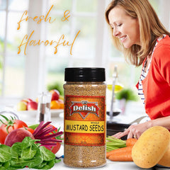 Whole Yellow Mustard Seeds All Natural