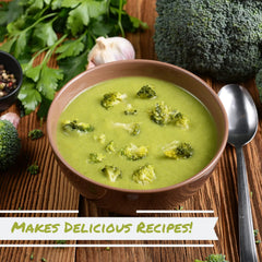 Dried Broccoli Dices 28 OZ Jumbo Container Jar