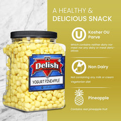 Yogurt Pineapple Dices 3 LBS Jumbo Jar
