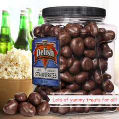 Milk Chocolate Strawberries 55 0z Container