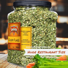 Celery Flakes 5 oz  Jumbo Reusable Container