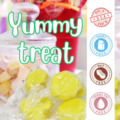 Pineapple Soft Taffy Chews  18 Oz Jumbo  container