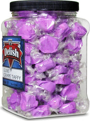 Purple Grape Taffy Chews  18 Oz Jumbo Container