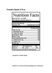 Pumpkin Seeds (Pepitas), Raw No Shell
