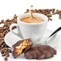 Milk Chocolate Caramel Peanut Cluster Red Gift Box - by It's Delish | 12 OZ Milk Chocolate Covered Nuts with Carmel Clusters