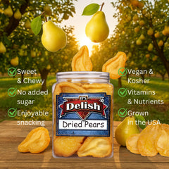 Dried Pears 38 Oz Jumbo Container