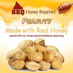 BBQ Honey Roasted Peanuts 36 Oz  Jumbo Container