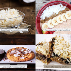 Coconut Chips  Unsweetened 15 Oz Jumbo  Jar