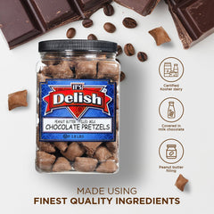 Milk Chocolate Pretzel with Peanut Butter 1.8 Lb Jumbo