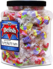 Tutti Frutti Taffy Chews 18 Oz Jumbo Jar