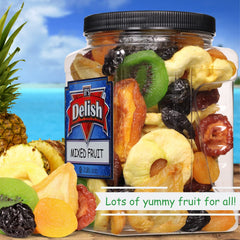 Mixed Fruit with Prunes 2 lbs  Jumbo Container Jar
