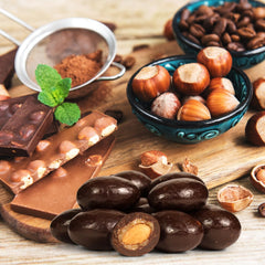 Chocolate Covered Toffee Coated Almonds