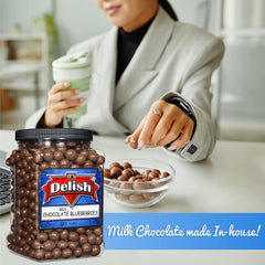 Milk Chocolate Blueberries 3 LBS Jumbo Jar