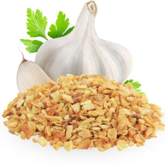 Gourmet Toasted Dried Minced Garlic  2.1 LBS  Jumbo Container Jar