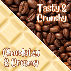 White Chocolate Espresso Beans, 3 Lbs Jumbo Reusable