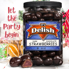 Chocolate Strawberries 55 oz Jumbo Container