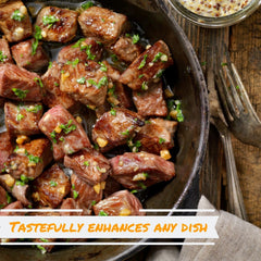 Gourmet Toasted Dried Minced Garlic  2.1 LBS  Jumbo Container Jar