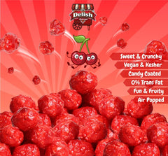 Red Cherry Popcorn  16 Oz Jumbo Container