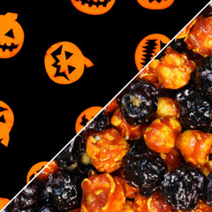 Halloween Black & Orange Popcorn 16 Oz Jumbo