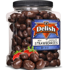 Milk Chocolate Strawberries 55 0z Container
