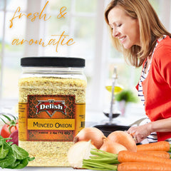 Minced Onion 2 lbs Jumbo Container Jar