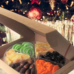 Gourmet Dried Fruit Variety Gift Tray Large 6-Pt by It's Delish - Gift Basket