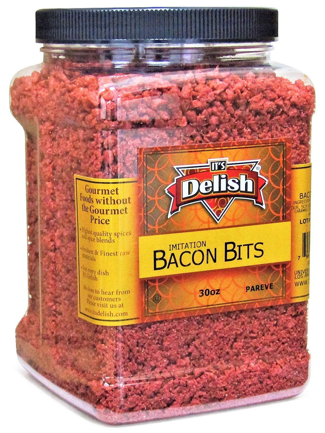 Imitation Bacon Bits  30 Oz Jumbo Container