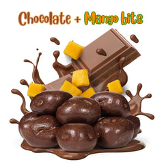 Milk Chocolate Dried Mango 3.75 LBS Jumbo Container