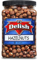 Hazelnuts Shelled 2.5 lbs Jumbo Container