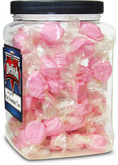 Pink Strawberry Taffy Chews 18 Oz Jumbo Container