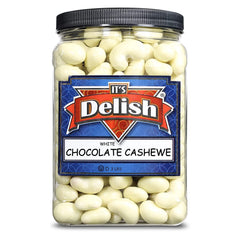 White Chocolate  Cashews  3 LBS Jumbo  Container