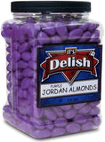 Purple Jordan Almonds 3.5 lbs Jumbo Container