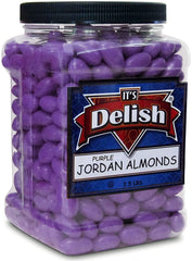 Purple Jordan Almonds 3.5 lbs Jumbo Container