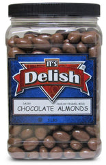 Milk Chocolate Covered Almonds 3 LBS Jumbo Jar
