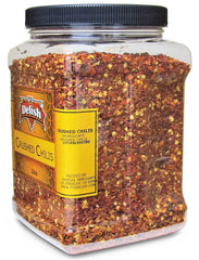 Dried Crushed Chilies Red Pepper Flakes 22 Oz Jumbo Jar