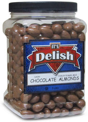 Milk Chocolate Covered Almonds 3 LBS Jumbo Jar