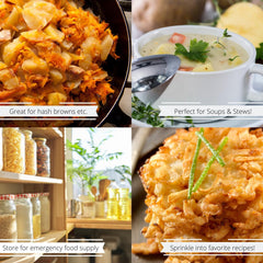 Dehydrated Potato Dices 20 Oz JumboContainer