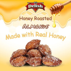 Honey Roasted Almonds  2.5 LBS  Jumbo Container