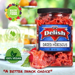 Dried Hibiscus 16 OZ Jumbo Container