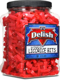 Watermelon Licorice Bits  2.5 LBS  Jumbo Container Jar