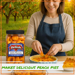 Dried Peaches 36 OZ Jumbo Container