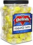 Pineapple Soft Taffy Chews 18 Oz Jumbo container