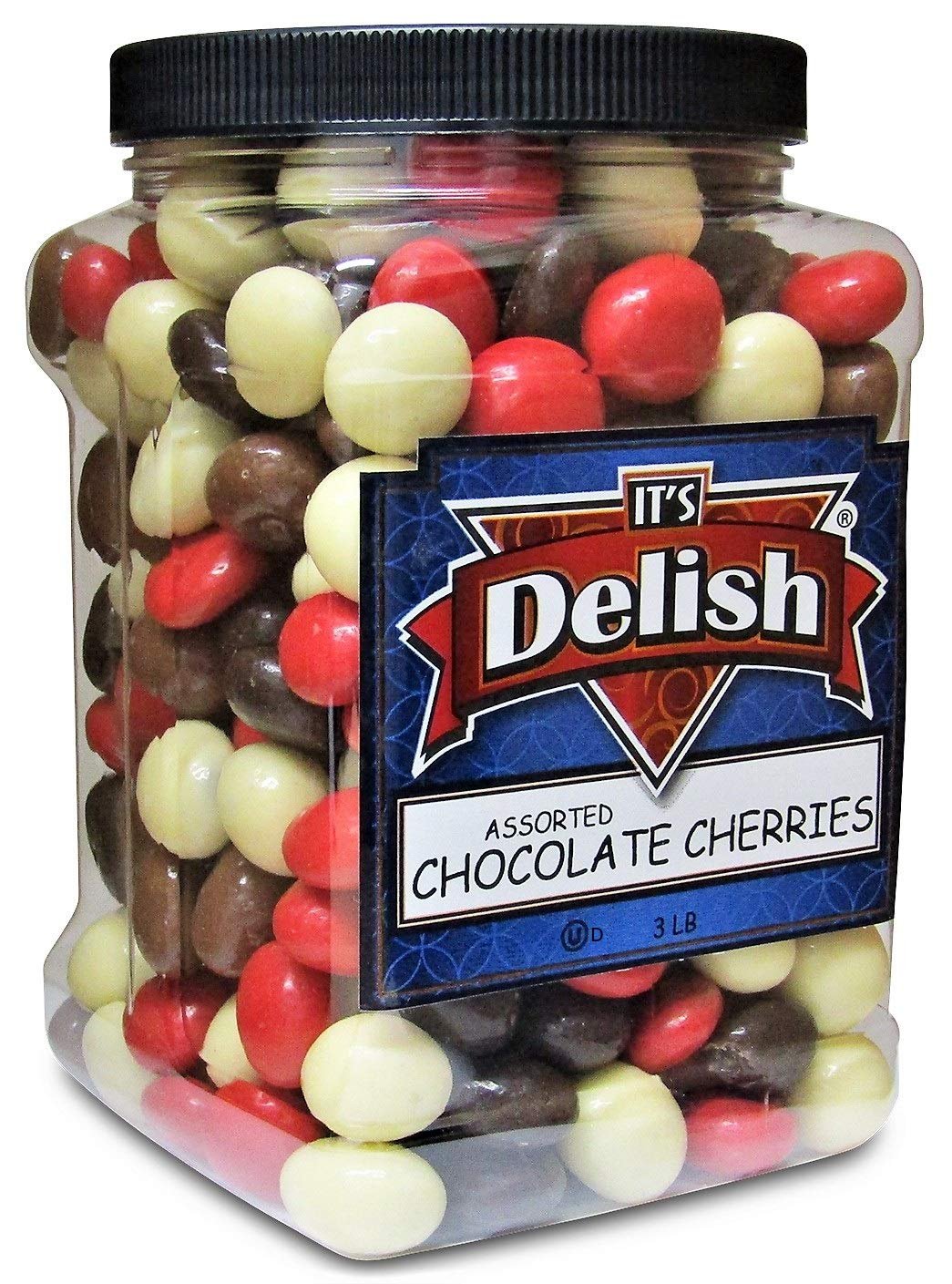 Chocolate Covered Cherries Medley, 3 lbs Jumbo Container
